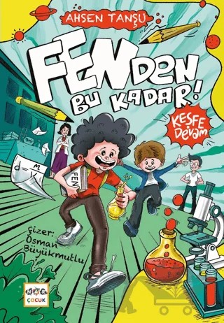 Fenden Bu Kadar - Keşfe Devam – Ahsen Tanşu – Nar Çocuk kitap kapağı