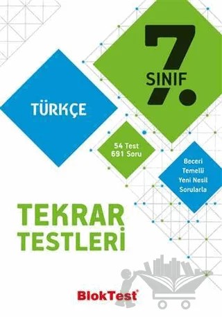 7. Sınıf Türkçe Tekrar Testleri – Kolektif – Tudem Yayınları - Bayilik kitap kapağı