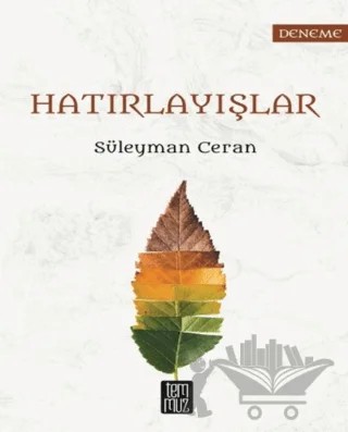 Hatırlayışlar – Süleyman Ceran – Temmuz Yayınları kitap kapağı