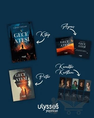 Gece Ateşi – Cansu Taylan – Ulysses Yayınları kitap kapağı