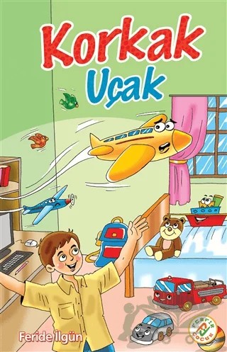 Korkak Uçak – Feride İlgün – Ferfir Yayıncılık kitap kapağı
