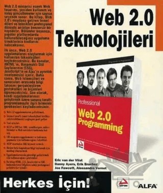 Web 2.0 Teknolojileri – Eric Van Der Vlist – Alfa Yayınları kitap kapağı