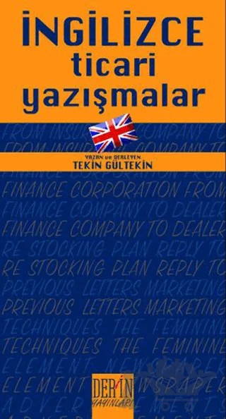 İngilizce Ticari Yazışmalar – Tekin Gültekin – Derin Yayınları kitap kapağı