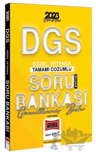 Yargı Yayınları 2023 DGS Soru Avcısı Tamamı Çözümlü Sözel Yetenek Soru Bankası – Galip Turan – Yargı Yayınevi kitap kapağı