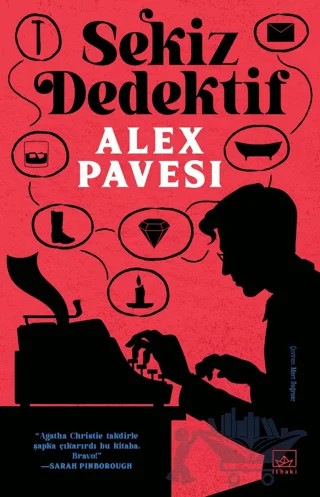 Sekiz Dedektif – Alex Pavesi – İthaki Yayınları kitap kapağı