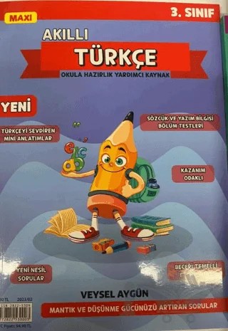 Maxi 3. Sınıf Akıllı Türkçe – Maxi Yayıncılık kitap kapağı