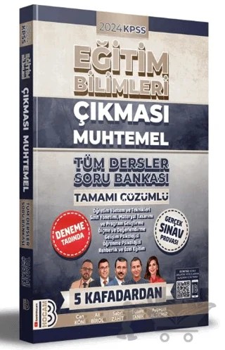 KPSS Eğitim Bilimleri Çıkması Muhtemel Tüm Dersler Tamamı Çözümlü Soru Bankası – Kolektif – Benim Hocam Yayınları kitap kapağı