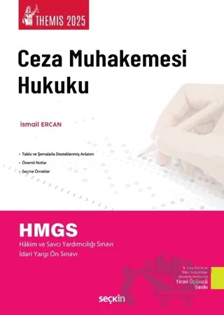 THEMIS - Ceza Muhakemesi Hukuku Konu Kitabı – İsmail Ercan – Seçkin Yayıncılık kitap kapağı