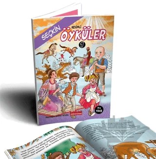 Resimli Seçkin Öyküler 1 (Renkli 7+Yaş) – Kolektif – Bordo Ressam kitap kapağı