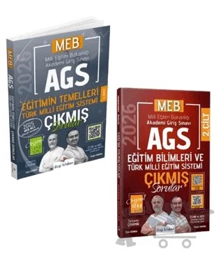2026 MEB AGS Tamamı Video Çözümlü Eğitim Bilimleri ve Türk Milli Eğitim Sistemi Çıkmış Sorular – Ziya Sümer, Özgür Hamal – Dizgi Kitap kitap kapağı