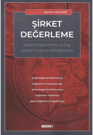 Şirket Değerleme – Beyhan Yaslıdağ – Seçkin Yayıncılık kitap kapağı