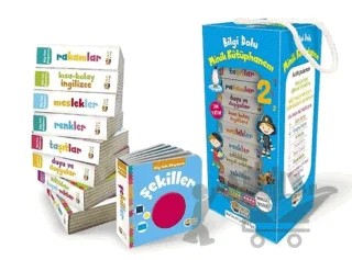 İngilizce Destekli Bilgi Dolu Minik Kütüphanem (9 Kitap - Mavi Kutu) – Kolektif – Sincap Kitap kitap kapağı