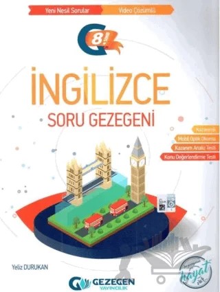 8. Sınıf İngilizce Soru Gezegeni – Yeliz Durukan – Gezegen Yayıncılık kitap kapağı