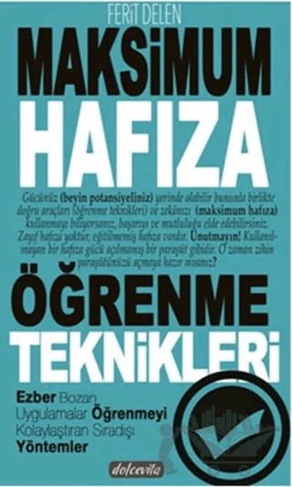 Maksimum Hafıza Öğrenme Teknikleri – Ferit Delen – Dolce Vita Kitap kitap kapağı