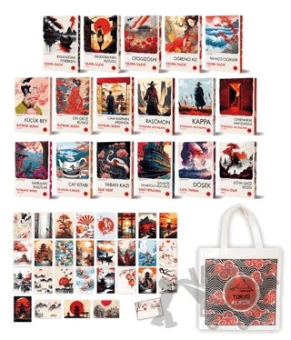 Japon Klasikleri Seti (17 Kitap Takım) – Osamu Dazai, Natsume Soseki, Ryunosuke Akutagawa, Katai Tayama, Ogai Mori, Kyoka İzumi, Kenji Miyazawa, Futabatei Shimei, Okakura Kakuzo – Tokyo Manga kitap kapağı