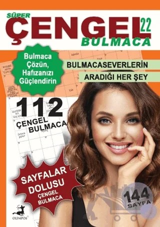 Süper Çengel Bulmaca 22 – Ahmet Ayyıldız – Olimpos Yayınları kitap kapağı