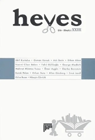 Heves Sayı: 23 – Kolektif – Pan Yayıncılık kitap kapağı