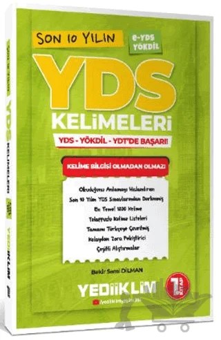 Yediiklim Yayınları Son 10 Yılın YDS Kelimeleri (1.Kitap) – Bekir Sami Dilman – Yediiklim Yayınları kitap kapağı