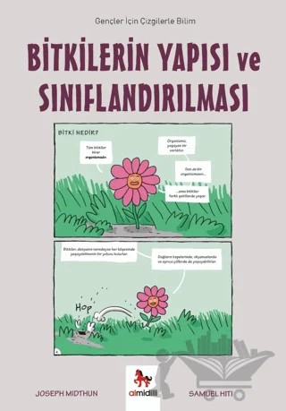Bitkilerin Yapısı ve Sınıflandırılması - Gençler İçin Çizgilerle Bilim – Joseph Midthun – Almidilli kitap kapağı