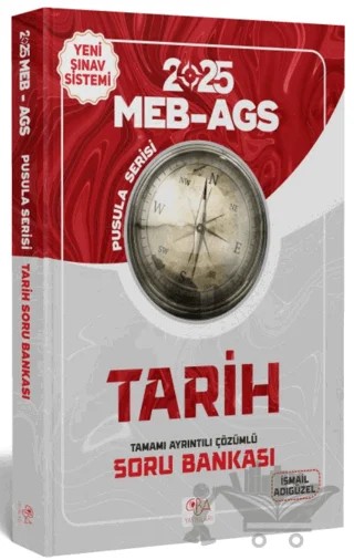 CBA Yayınları 2025 MEB-AGS Tarihin Pusulası Soru Bankası Çözümlü – İsmail Adıgüzel – CBA Akademi kitap kapağı