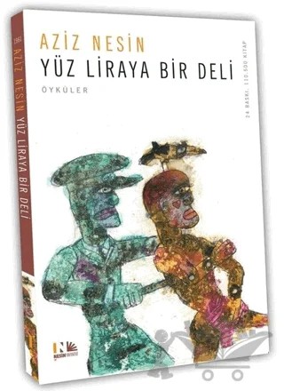 Yüz Liraya Bir Deli – Aziz Nesin – Nesin Yayınevi kitap kapağı