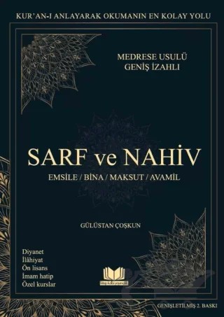 Geniş İzahlı Sarf ve Nahiv – Gülüstan K. Coşkun – Kitap Kalbi Yayıncılık kitap kapağı