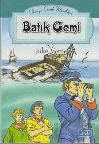 Batık Gemi – Jules Verne – Parıltı Yayınları kitap kapağı