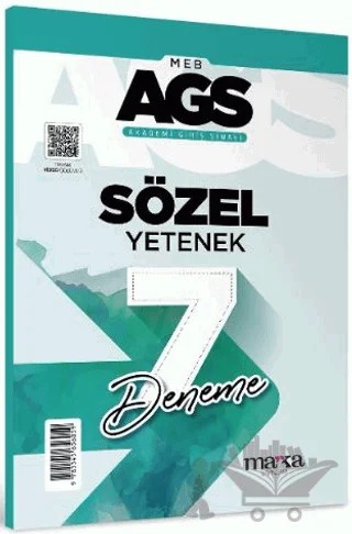 AGS Sözel Yetenek 7 Deneme – Kollektif – Marka Yayınları kitap kapağı