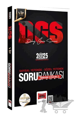 2025 DGS VİP Sayısal-Sözel Tamamı Çözümlü Soru Bankası – Kolektif – Yargı Yayınevi kitap kapağı