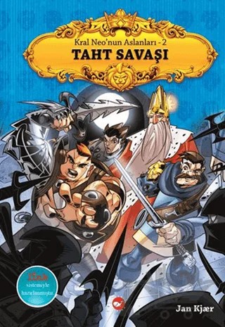 Kral Neo’nun Aslanları 2. Kitap - Taht Savaşı – Jan Kjaer – Beyaz Balina Yayınları kitap kapağı
