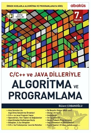 C/C ve Java Dilleriyle Algoritma ve Programlama – Bülent Çobanoğlu – Abaküs Kitap kitap kapağı