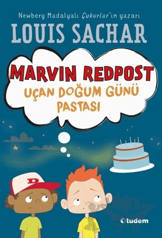 Marvin Redpost: Uçan Doğum Günü Pastası – Louis Sachar – Tudem Yayınları kitap kapağı