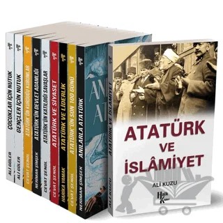 Mustafa Kemal Kütüphanesi Seti (10 Kitap Takım) – Ali Güler, Ali Kuzu, Cevat Şenol, Harika Yamak, Neriman Şimşek – Halk Kitabevi kitap kapağı