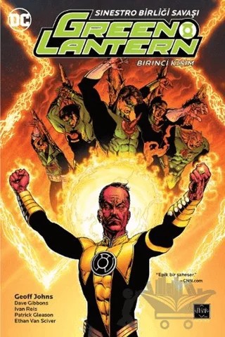 Green Lantern Cilt 6 - Sinestro Birliği Savaşı – Geoff Johns – Arka Bahçe Yayıncılık kitap kapağı