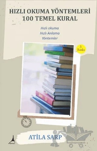 Hızlı Okuma Yöntemleri – Atila Sarp – Alter Yayıncılık kitap kapağı