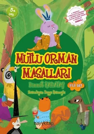 Mutlu Orman Masalları 5’li Set – Himmet Karataş – Hayykitap kitap kapağı