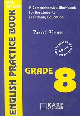 English Practice Book 8 – Tuncel Karasu – Kare Yayınları kitap kapağı