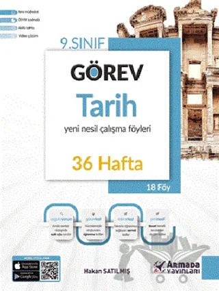 9. Sınıf Tarih Görev Çalışma Föyleri – Hakan Satılmış – Armada Yayınları kitap kapağı
