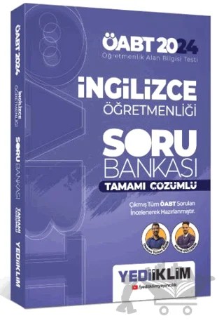 2024 ÖABT İngilizce Öğretmenliği Tamamı Çözümlü Soru Bankası – Murat Gültekin, Osman Yunus Özer – Yediiklim Yayınları kitap kapağı