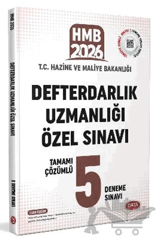 Defterdarlık Uzmanlığı Özel Sınavı Tamamı Çözümlü 5 Deneme Sınavı – Kolektif – Data Yayınları kitap kapağı