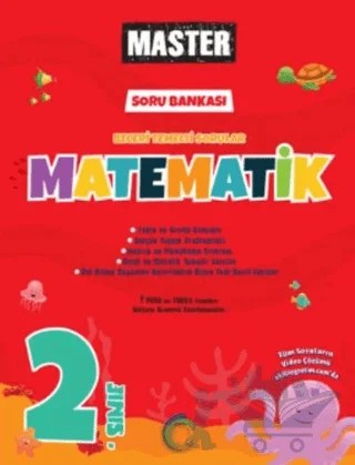 2. Sınıf Master Matematik Soru Bankası – Sercan İnce – Okyanus Yayınları kitap kapağı