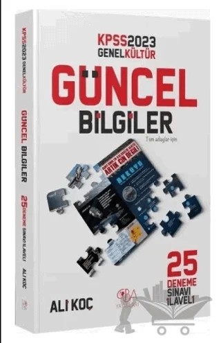CBA Yayınları 2023 KPSS Güncel Bilgiler – Ali Koç – CBA Akademi kitap kapağı