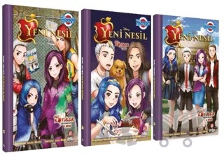 Disney Manga Yeni Nesil Özlü Kötüler Üçlemesi 3 Kitap Set – Jason Muell – Beta Byou kitap kapağı