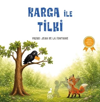 Karga ile Tilki – Jean de la Fontaine – Ren Çocuk kitap kapağı