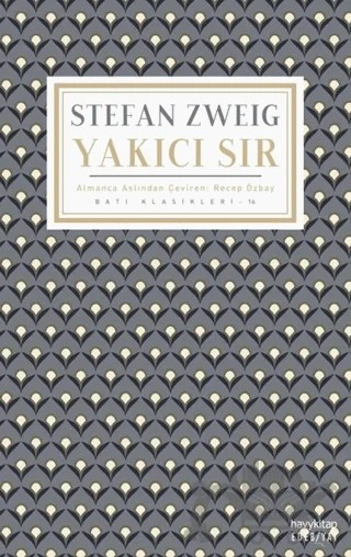 Yakıcı Sır – Stefan Zweıg – Hayykitap kitap kapağı