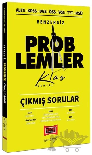 ALES KPSS DGS ÖSS YGS TYT MSÜ Benzersiz Problemler Çıkmış Sorular Klas Serisi – Kolektif – Yargı Yayınevi kitap kapağı