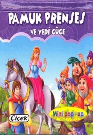 Pamuk Prenses ve Yedi Cüceler - Mini Pop-Up – Kolektif – Çiçek Yayıncılık kitap kapağı