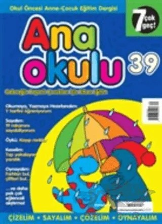 Anaokulu Sayı: 39 Anne-Çocuk Eğitim Dergisi – Boyut Yayın Grubu kitap kapağı