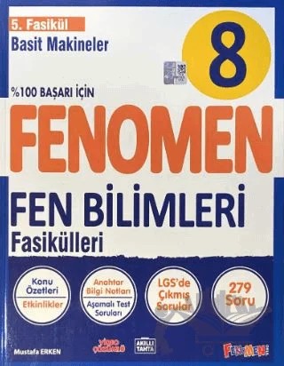 8. Sınıf Fen Bilimleri 5. Fasikül (Basit Makineler) – Kolektif – Fenomen Yayınları kitap kapağı