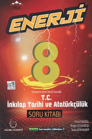 Palme 8. Sınıf Enerji T.C İnkılap Tarihi ve Atatürkçülük Tamamı Yeni Nesil Soru Kitabı – Kolektif – Palme Yayınları kitap kapağı